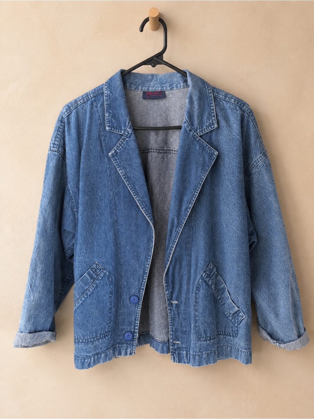 Women's Blue Denim Jacket - Relaxed Jean Coat